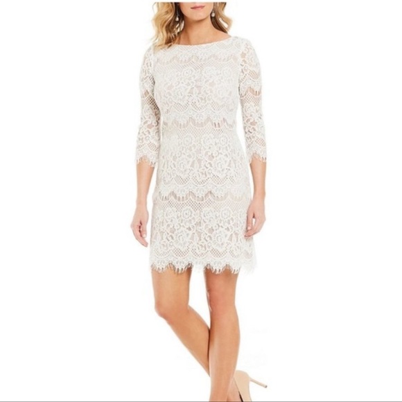 Jessica Howard Dresses Nwt Jessica Howard Scalloped Lace Shift